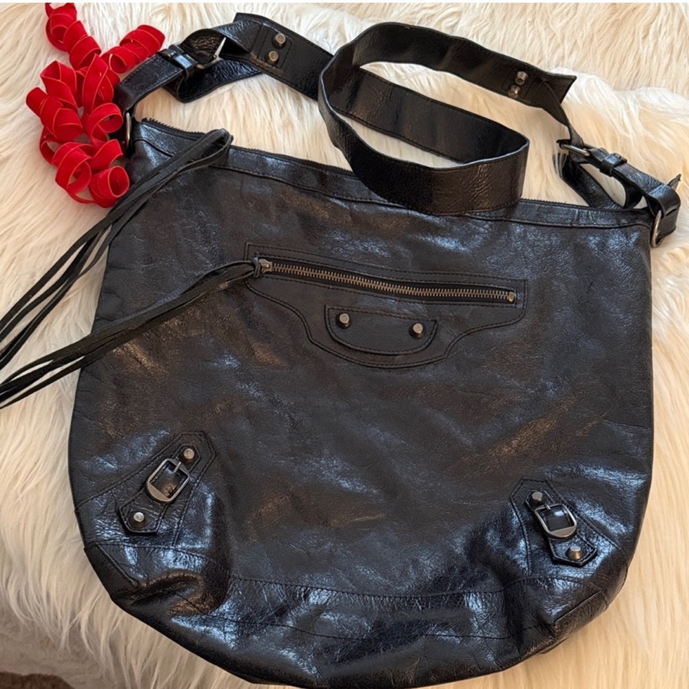 Besso Large City Moto Motorcycle Crossbody Bag